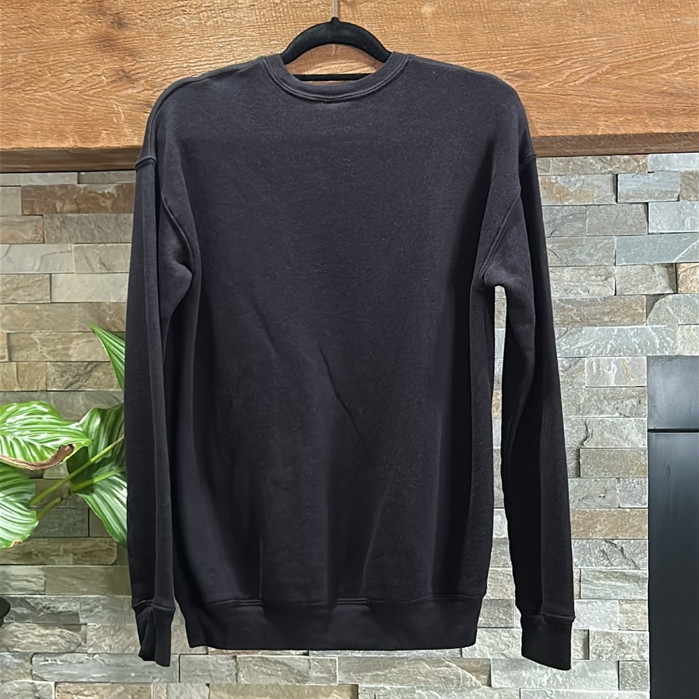 OAT COLLECTIVE Black MIDWEST Crewneck Sweatshirt Small - Picture 5 of 5